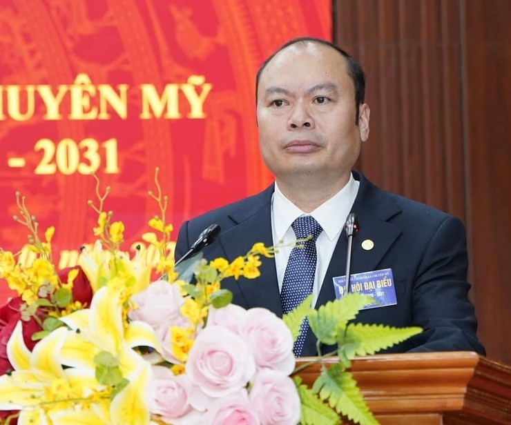 Đồng chí Nguyễn Hữu Chi - Phó Bí thư Đảng uỷ, Chủ tịch UBND xã Chuyên Mỹ