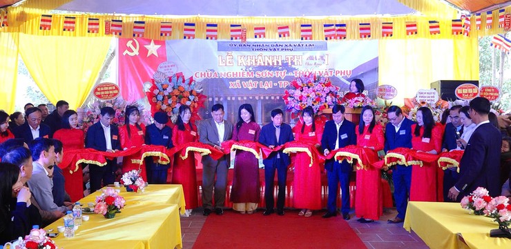 Lễ Khánh thành chùa Nghiêm Sơn Tự thôn Vật Phụ, xã Vật Lại- Ảnh 2.