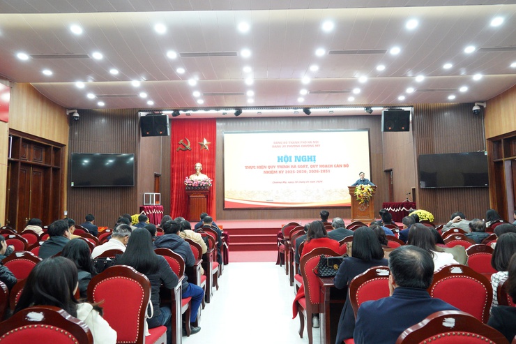 Phường Chương Mỹ tổ chức rà soát, quy hoạch cán bộ nhiệm kỳ 2025-2030; nhiệm kỳ 2026-2031- Ảnh 1.