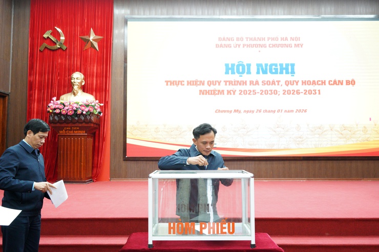 Phường Chương Mỹ tổ chức rà soát, quy hoạch cán bộ nhiệm kỳ 2025-2030; nhiệm kỳ 2026-2031- Ảnh 4.