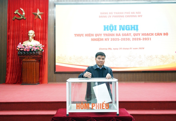 Phường Chương Mỹ tổ chức rà soát, quy hoạch cán bộ nhiệm kỳ 2025-2030; nhiệm kỳ 2026-2031- Ảnh 6.