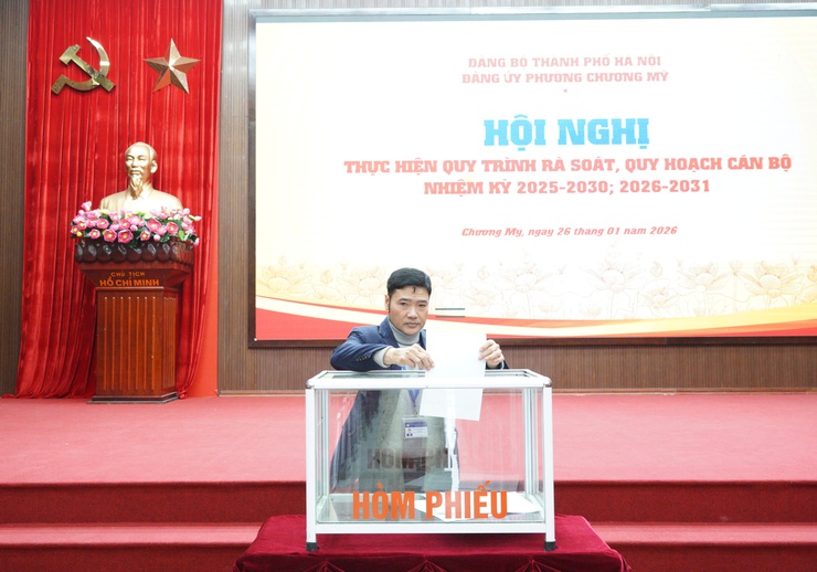 Phường Chương Mỹ tổ chức rà soát, quy hoạch cán bộ nhiệm kỳ 2025-2030; nhiệm kỳ 2026-2031- Ảnh 7.
