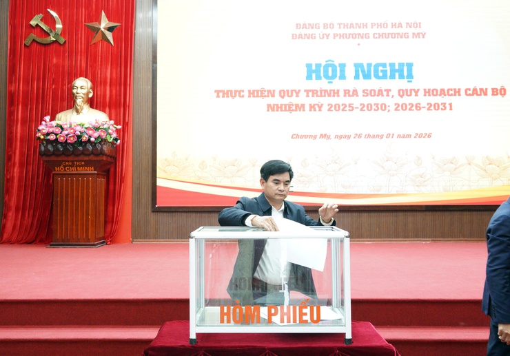 Phường Chương Mỹ tổ chức rà soát, quy hoạch cán bộ nhiệm kỳ 2025-2030; nhiệm kỳ 2026-2031- Ảnh 8.