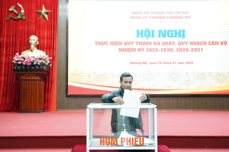 Phường Chương Mỹ tổ chức rà soát, quy hoạch cán bộ nhiệm kỳ 2025-2030; nhiệm kỳ 2026-2031- Ảnh 12.