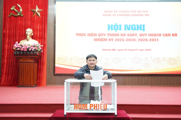 Phường Chương Mỹ tổ chức rà soát, quy hoạch cán bộ nhiệm kỳ 2025-2030; nhiệm kỳ 2026-2031- Ảnh 13.
