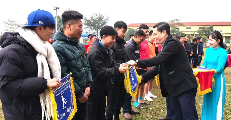 Khai mạc Giải bóng đá thanh niên xã Đoài Phương năm 2026- Ảnh 2.