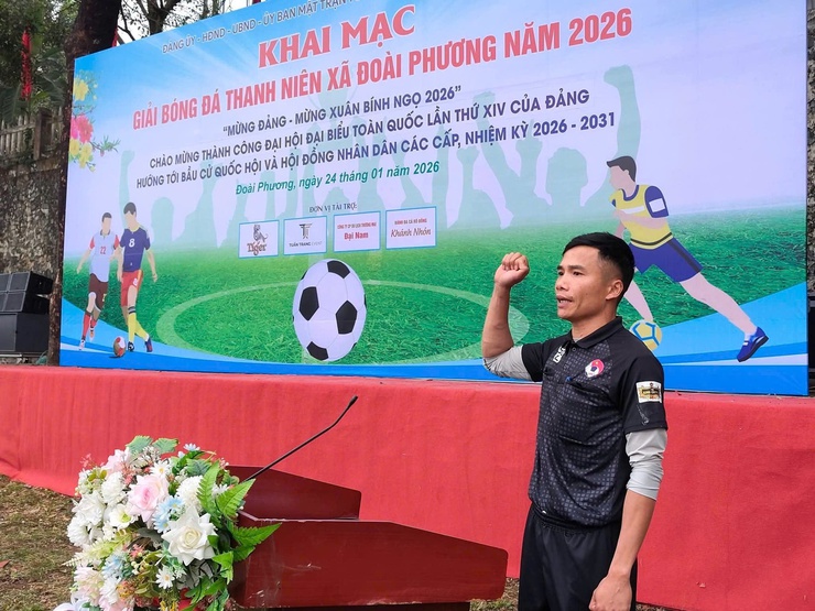 Khai mạc Giải bóng đá thanh niên xã Đoài Phương năm 2026- Ảnh 11.