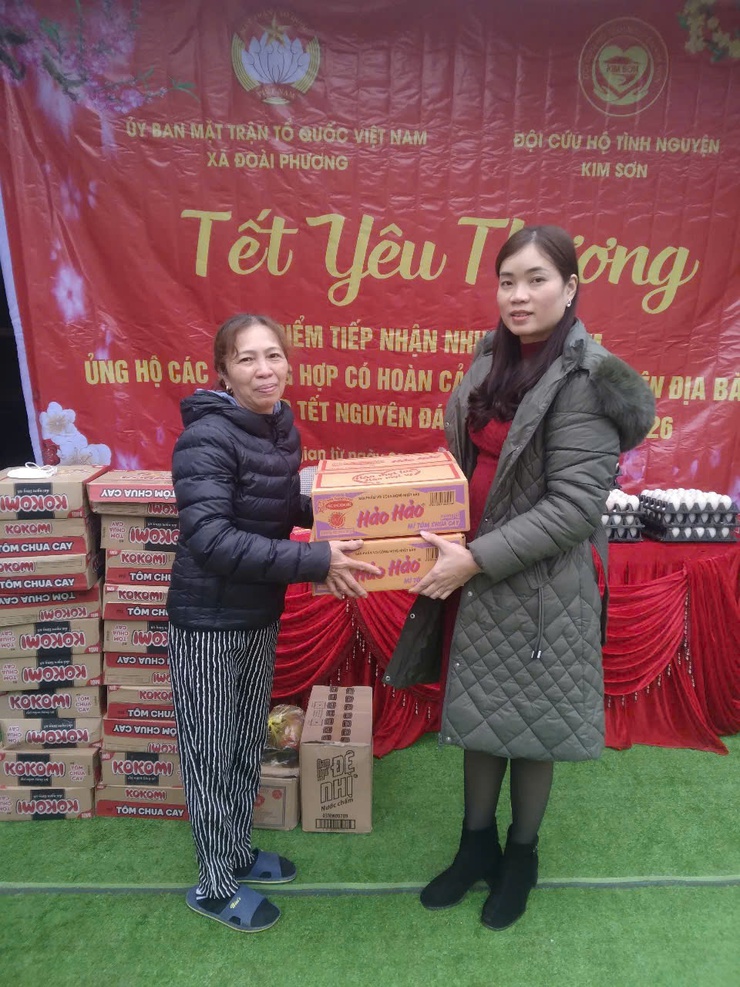 MTTQ xã Đoài Phương tiếp nhận trên 500kg gạo và nhiều nhu yếu phẩm trong ngày đầu vận động- Ảnh 3.