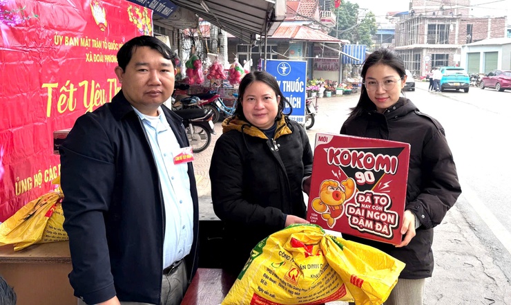 MTTQ xã Đoài Phương tiếp nhận trên 500kg gạo và nhiều nhu yếu phẩm trong ngày đầu vận động- Ảnh 4.