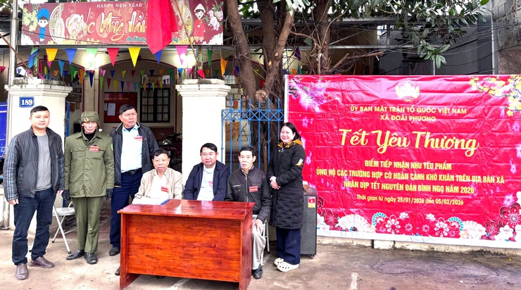 MTTQ xã Đoài Phương tiếp nhận trên 500kg gạo và nhiều nhu yếu phẩm trong ngày đầu vận động- Ảnh 6.