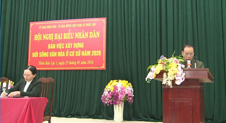 Một số thôn dân cư trên địa bàn xã Phúc Lộc tổ chức Hội nghị đại biểu Nhân dân năm 2026- Ảnh 7.