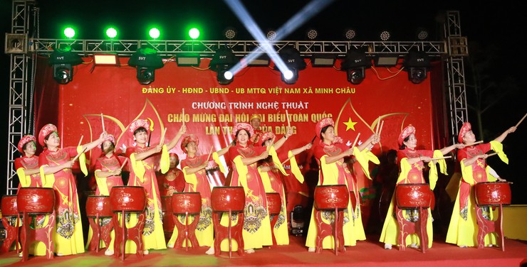 XÃ MINH CHÂU TỔ CHỨC CHƯƠNG TRÌNH NGHỆ THUẬT CHÀO MỪNG THÀNH CÔNG ĐẠI HỘI ĐẠI BIỂU TOÀN QUỐC LẦN THỨ XIV CỦA ĐẢNG- Ảnh 6.