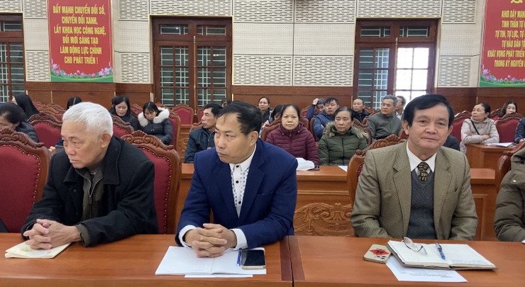 UBND xã Phúc Thọ làm việc với nhân sự dự kiến tham gia 38 tổ bầu cử đại biểu Quốc hội khóa XVI và đại biểu HĐND các cấp- Ảnh 5.