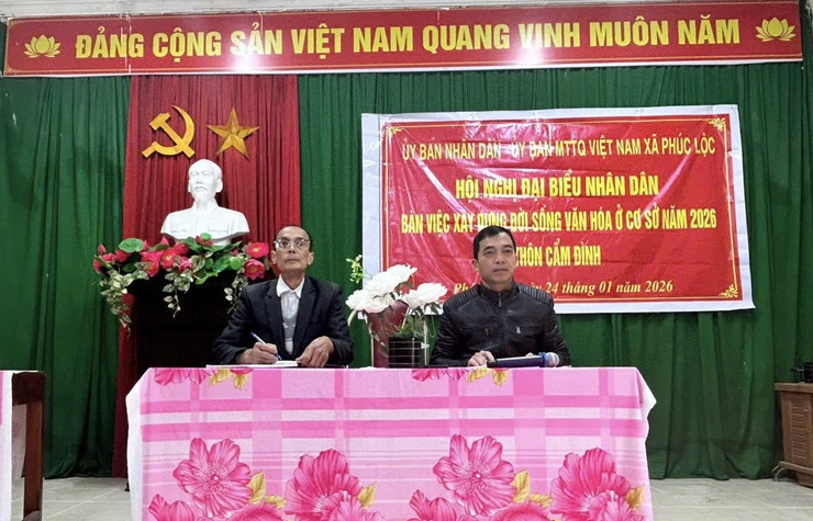 Một số thôn dân cư trên địa bàn xã Phúc Lộc tổ chức Hội nghị đại biểu Nhân dân năm 2026- Ảnh 16.