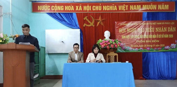 Một số thôn dân cư trên địa bàn xã Phúc Lộc tổ chức Hội nghị đại biểu Nhân dân năm 2026- Ảnh 18.