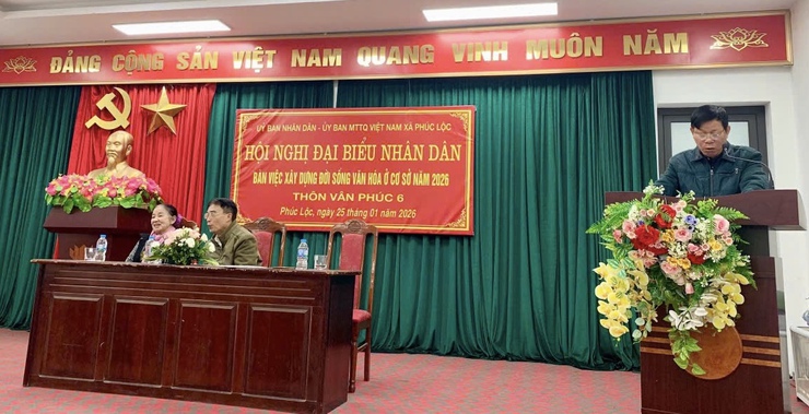 Một số thôn dân cư trên địa bàn xã Phúc Lộc tổ chức Hội nghị đại biểu Nhân dân năm 2026- Ảnh 20.