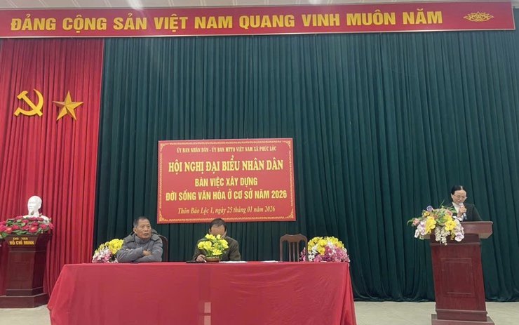 Một số thôn dân cư trên địa bàn xã Phúc Lộc tổ chức Hội nghị đại biểu Nhân dân năm 2026- Ảnh 21.