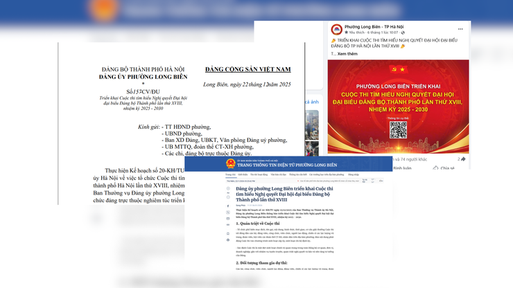 Phường Long Biên lan tỏa tinh thần học tập Nghị quyết Đại hội Đảng bộ thành phố Hà Nội lần thứ XVIII- Ảnh 1.