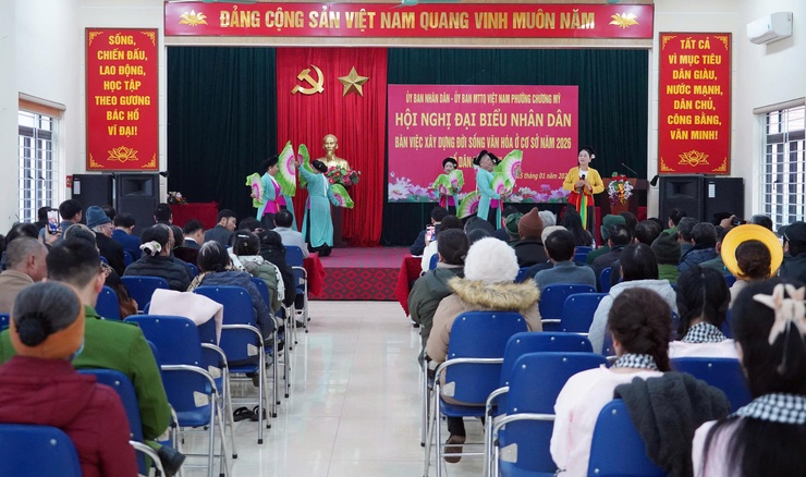 Tổ dân phố Ninh Sơn long trọng tổ chức hội nghị đại biểu nhân dân bàn về đời sống văn hóa năm 2026- Ảnh 4.