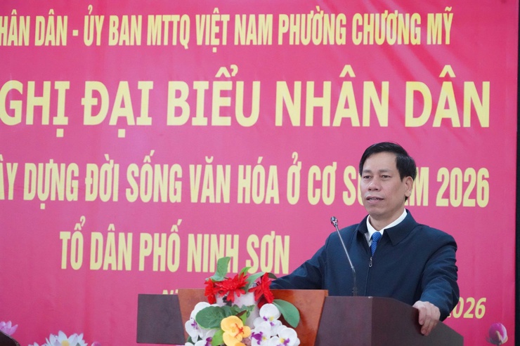 Tổ dân phố Ninh Sơn long trọng tổ chức hội nghị đại biểu nhân dân bàn về đời sống văn hóa năm 2026- Ảnh 10.