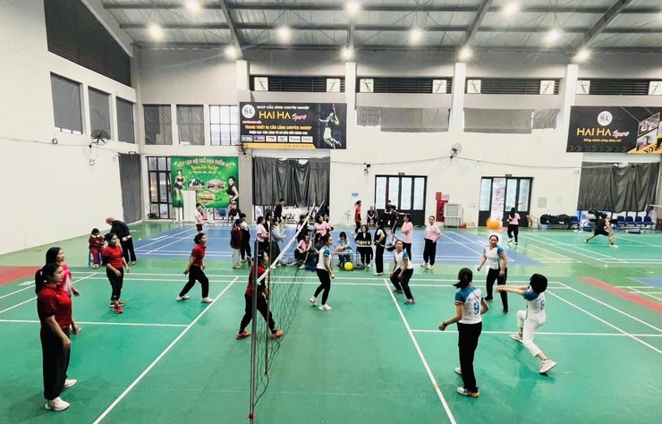 Hội Liên hiệp Phụ nữ xã Thiên Lộc tổ chức Giao lưu Bóng chuyển hơi- Ảnh 5.