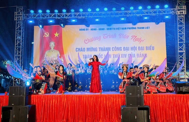 Thanh Liệt: Mãn nhãn chương trình văn nghệ chào mừng thành công Đại hội đại biểu toàn quốc lần thứ XIV của Đảng- Ảnh 17.