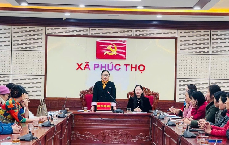 Hội LHPN xã Phúc Thọ tuyên truyền, quán triệt các nghị quyết Đại hội nhiệm kỳ 2025–2030- Ảnh 1.