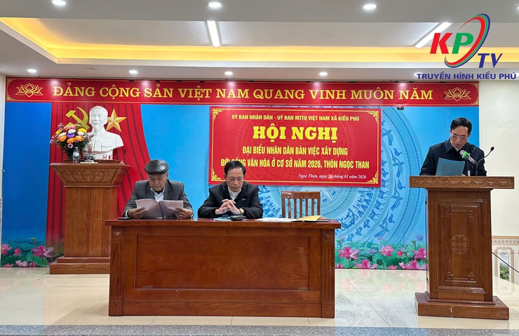 Thôn Ngọc Than xã Kiều Phú tổ chức thành công Hội nghị đại biểu nhân dân năm 2026- Ảnh 2.