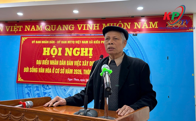 Thôn Ngọc Than xã Kiều Phú tổ chức thành công Hội nghị đại biểu nhân dân năm 2026- Ảnh 6.