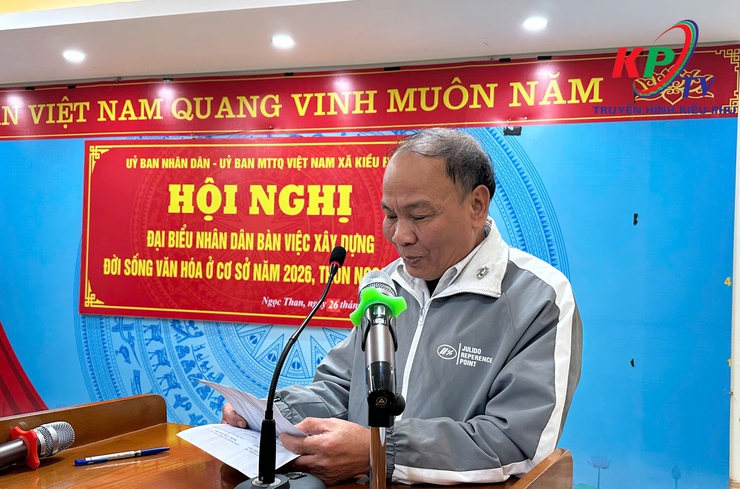 Thôn Ngọc Than xã Kiều Phú tổ chức thành công Hội nghị đại biểu nhân dân năm 2026- Ảnh 4.