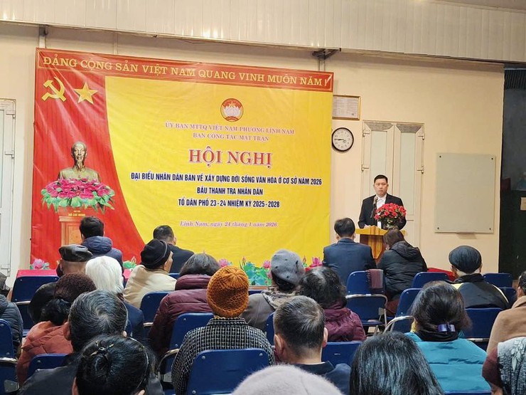 PHƯỜNG LĨNH NAM TỔ CHỨC THÀNH CÔNG HỘI NGHỊ ĐẠI BIỂU NHÂN DÂN VÀ BẦU BAN THANH TRA NHÂN DÂN- Ảnh 1.