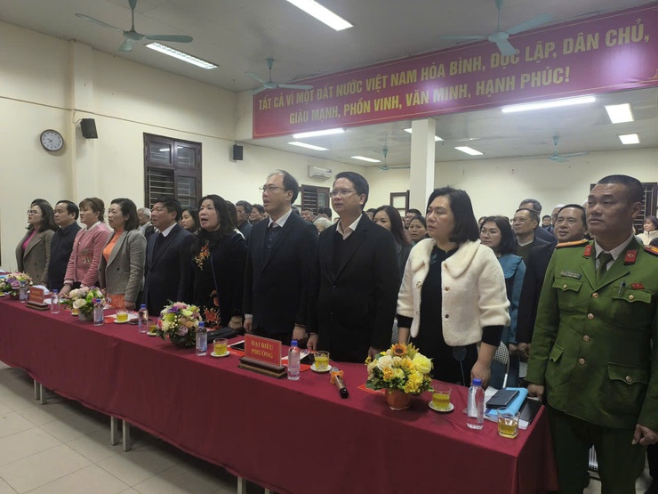 Tổ dân phố số 30, phường Long Biên tổ chức thành công hội nghị đại biểu Nhân dân phường- Ảnh 1.