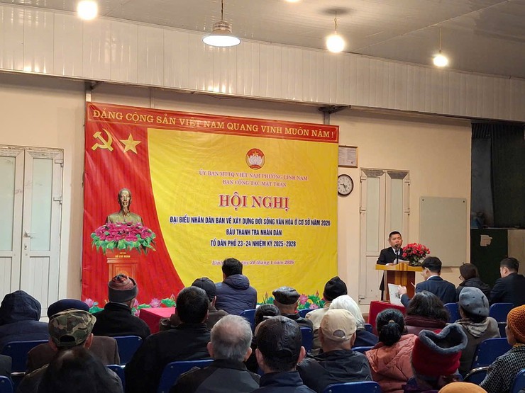 PHƯỜNG LĨNH NAM TỔ CHỨC THÀNH CÔNG HỘI NGHỊ ĐẠI BIỂU NHÂN DÂN VÀ BẦU BAN THANH TRA NHÂN DÂN- Ảnh 11.