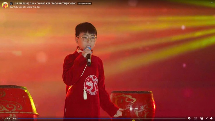 LÊ VŨ ANH DUY – CẬU HỌC TRÒ LỚP 5A5, TRƯỜNG TIỂU HỌC TRẦN PHÚ&nbsp;TỎA SÁNG TẠI GALA "SAO NHÍ TRIỆU VIEW"- Ảnh 2.