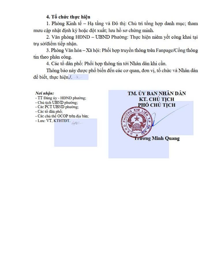 Phường Kim Liên: thông báo về việc công khai danh mục sản phẩm OCOP trên địa bàn phường Kim Liên- Ảnh 2.