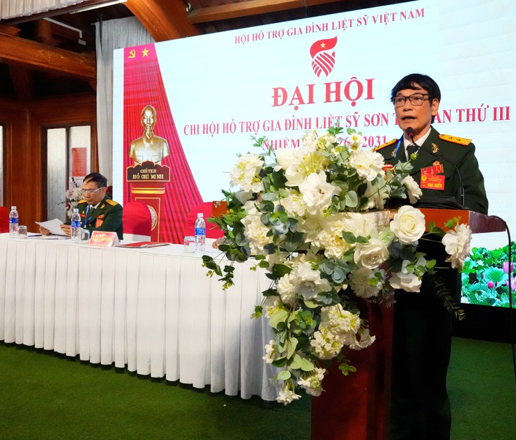 ĐẠI HỘI CHI HỘI HỖ TRỢ GIA ĐÌNH LIỆT SĨ SƠN TÂY LẦN THỨ III- Ảnh 3.