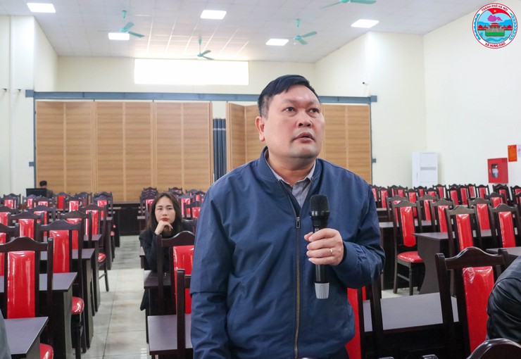 HỘI NGHỊ TRIỂN KHAI CÔNG TÁC CƯỠNG CHẾ CÔNG TRÌNH VI PHẠM TRÊN ĐỊA BÀN XÃ HƯNG ĐẠO- Ảnh 4.