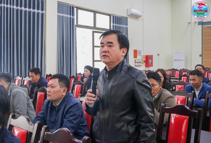 HỘI NGHỊ TRIỂN KHAI CÔNG TÁC CƯỠNG CHẾ CÔNG TRÌNH VI PHẠM TRÊN ĐỊA BÀN XÃ HƯNG ĐẠO- Ảnh 5.