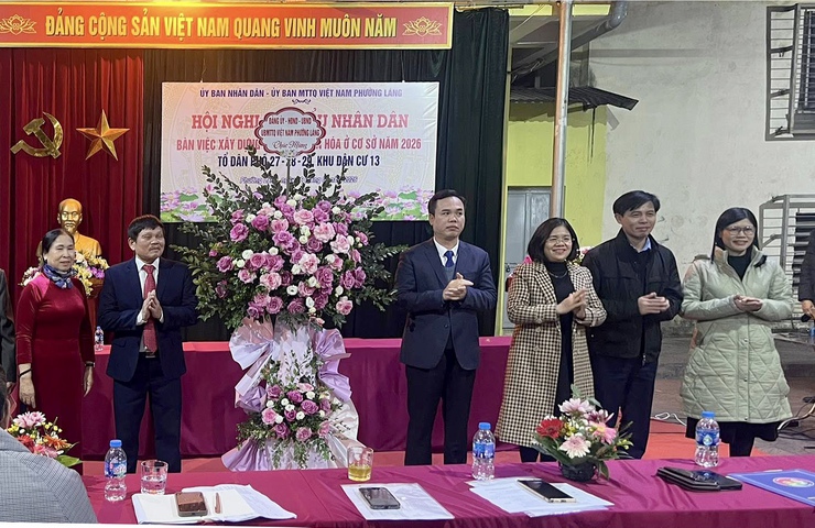 PHƯỜNG LÁNG PHÁT HUY DÂN CHỦ Ở CƠ SỞ, NÂNG CAO CHẤT LƯỢNG ĐỜI SỐNG VĂN HÓA KHU DÂN CƯ NĂM 2026- Ảnh 4.