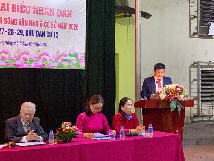 PHƯỜNG LÁNG PHÁT HUY DÂN CHỦ Ở CƠ SỞ, NÂNG CAO CHẤT LƯỢNG ĐỜI SỐNG VĂN HÓA KHU DÂN CƯ NĂM 2026- Ảnh 1.