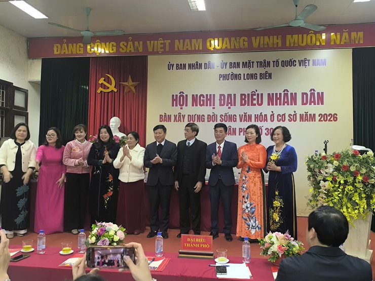 Tổ dân phố số 30, phường Long Biên tổ chức thành công hội nghị đại biểu Nhân dân phường- Ảnh 5.