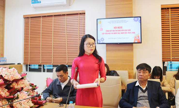 Xã Quốc Oai Tổng kết Hội thi giáo viên dạy giỏi cấp Tiểu học năm học 2025 – 2026- Ảnh 8.