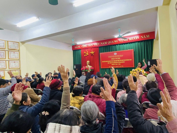 PHƯỜNG LĨNH NAM TỔ CHỨC THÀNH CÔNG HỘI NGHỊ ĐẠI BIỂU NHÂN DÂN VÀ BẦU BAN THANH TRA NHÂN DÂN- Ảnh 7.