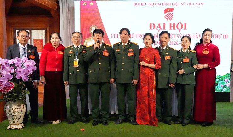 ĐẠI HỘI CHI HỘI HỖ TRỢ GIA ĐÌNH LIỆT SĨ SƠN TÂY LẦN THỨ III- Ảnh 4.