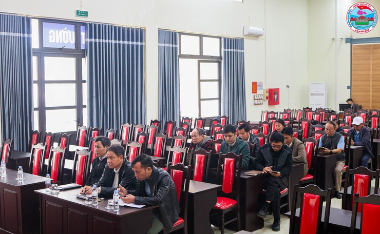 HỘI NGHỊ KIỂM ĐIỂM TIẾN ĐỘ TỔNG ĐIỀU TRA KINH TẾ NĂM 2026 TRÊN ĐỊA BÀN XÃ HƯNG ĐẠO- Ảnh 1.