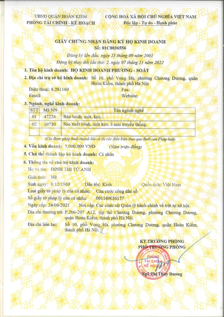 Giấy chứng nhận đăng ký hộ kinh doanh- Ảnh 2.