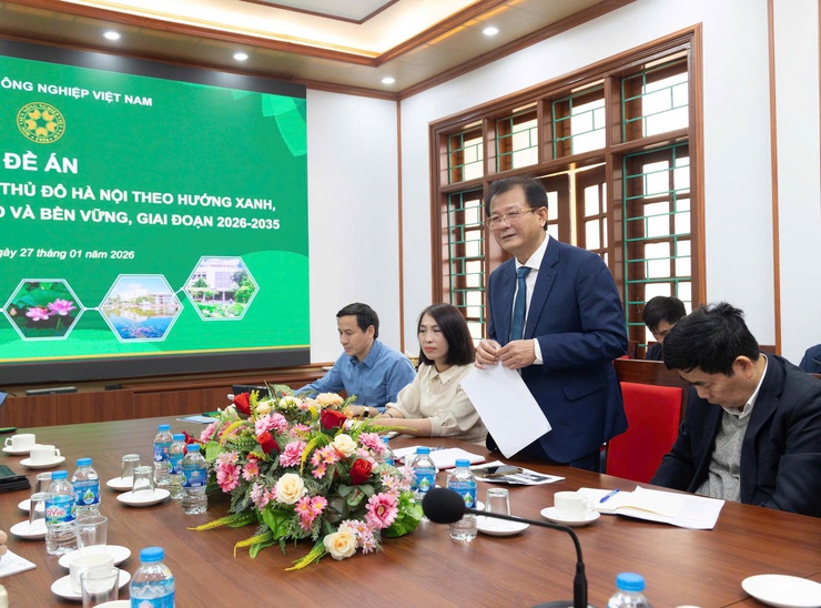 Học viện Nông nghiệp Việt Nam làm việc với UBND xã Ứng Thiên về định hướng hợp tác trong lĩnh vực nông nghiệp và phát triển địa phương- Ảnh 5.