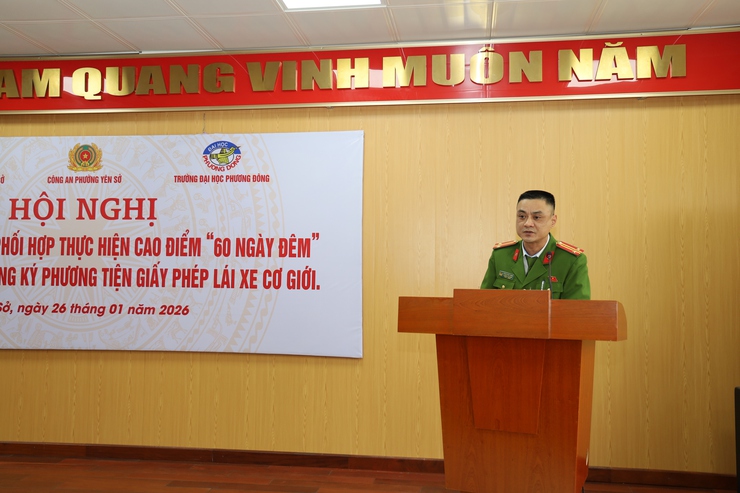 Đoàn TNCS Hồ Chí Minh phường Yên Sở đã tổ chức Hội nghị tổng kết công tác phối hợp thực hiện cao điểm 60 ngày đêm làm sạch dữ liệu đăng ký phương tiện, giấy phép lái xe cơ giới.- Ảnh 3.