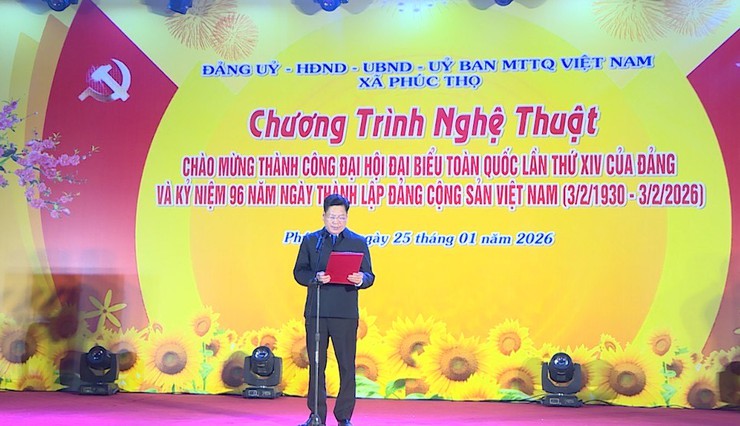 Chương trình văn nghệ chào mừng thành công Đại hội đại biểu toàn quốc lần thứ XIV của Đảng- Ảnh 1.