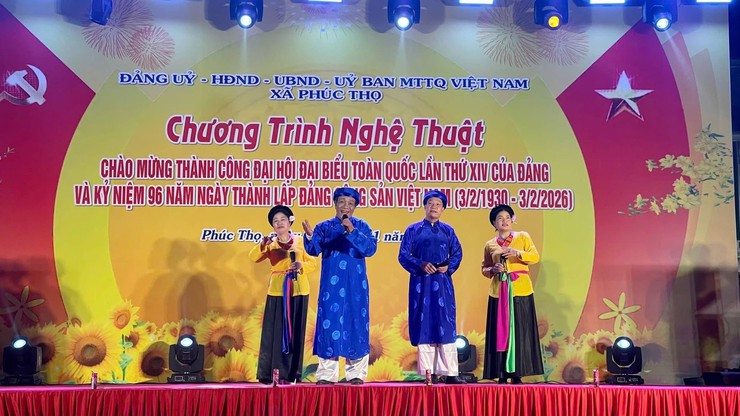 Chương trình văn nghệ chào mừng thành công Đại hội đại biểu toàn quốc lần thứ XIV của Đảng- Ảnh 4.